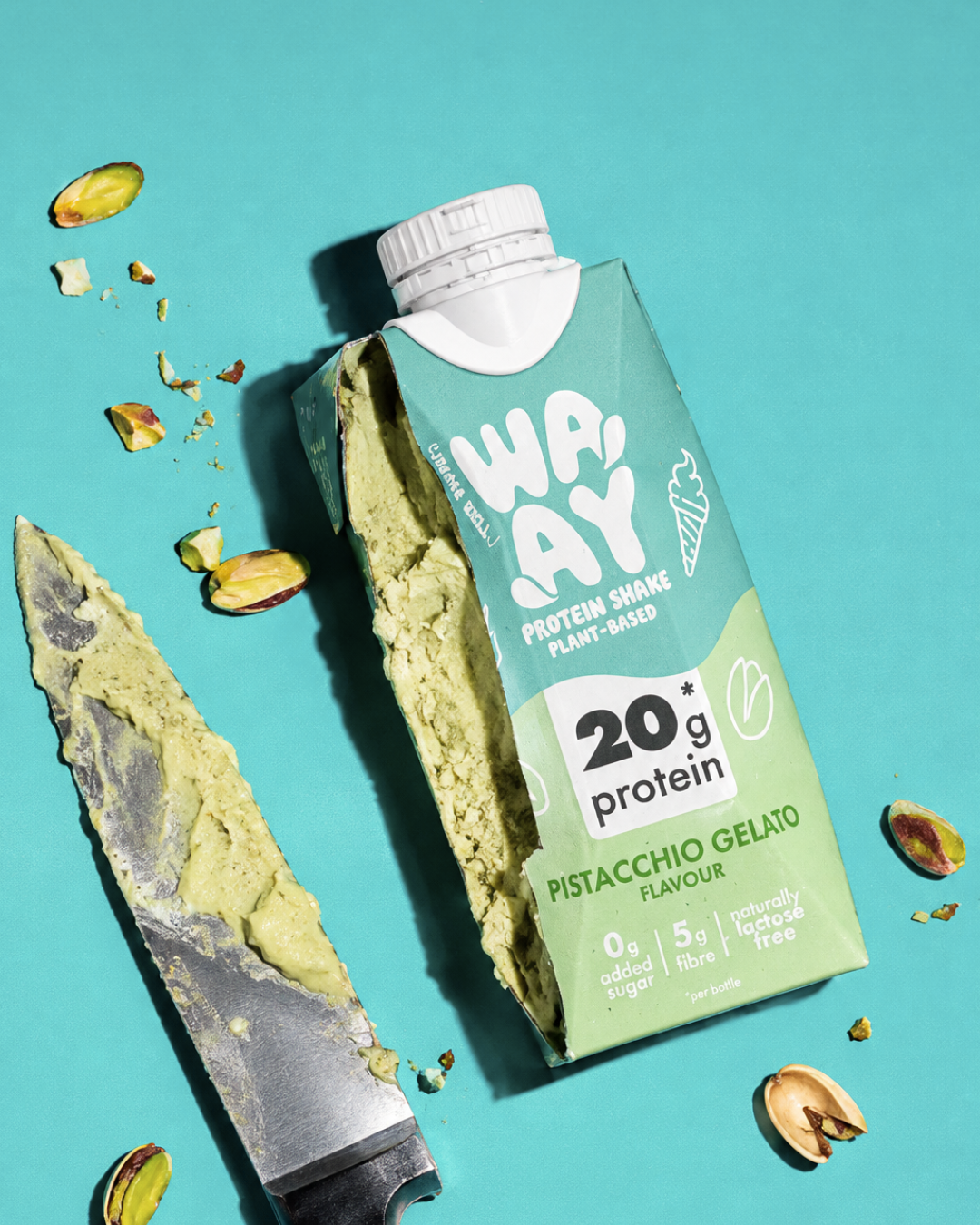 WAAY Protein Shake Pistacchio Gelato 330 ml
