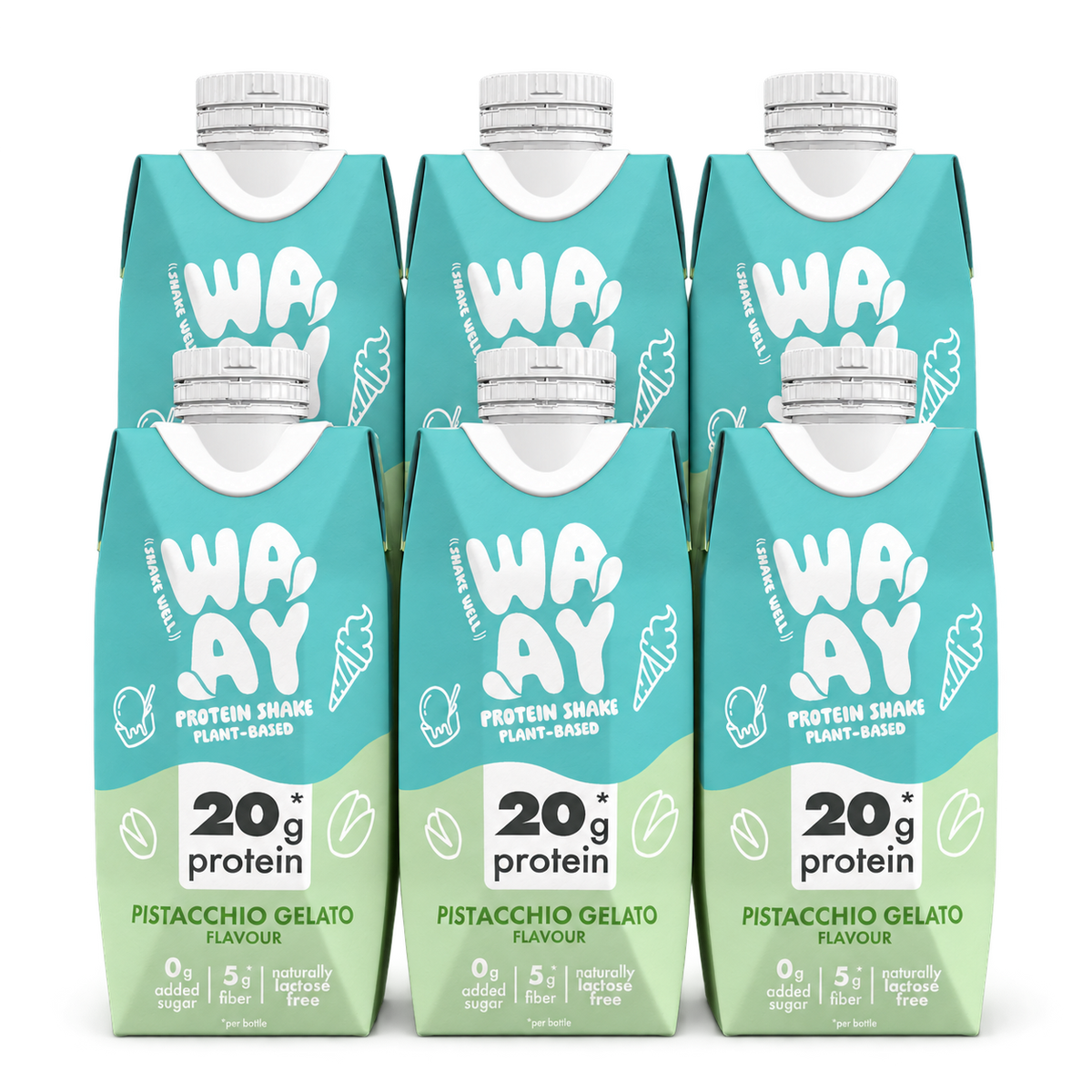 WAAY Protein Shake Pistacchio Gelato 330 ml