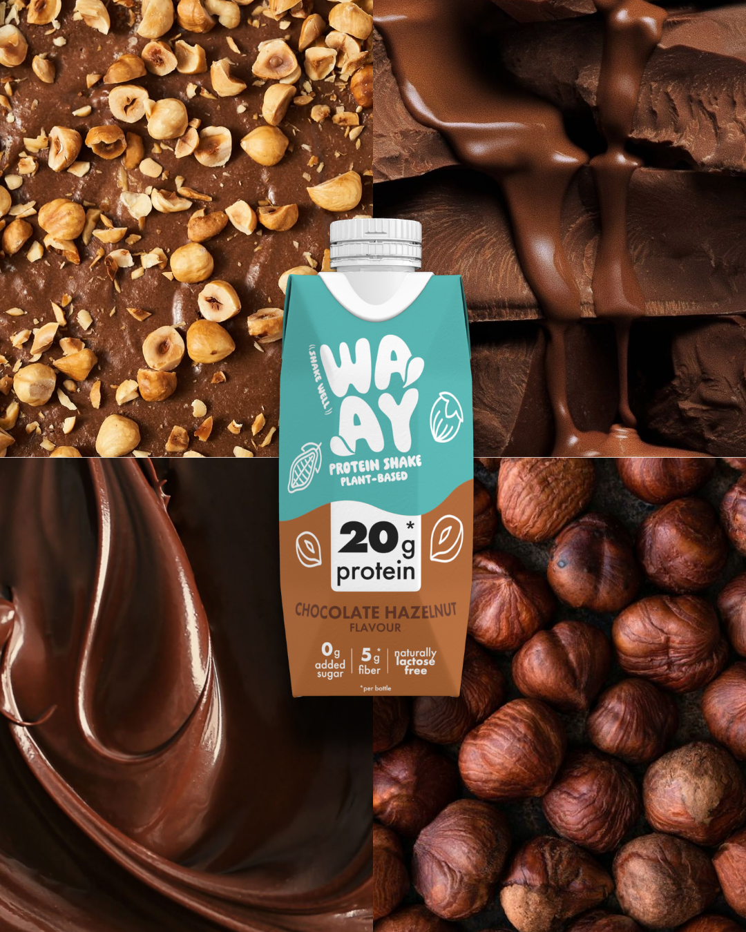 WAAY Protein Shake Chocolate Hazelnut 330 ml