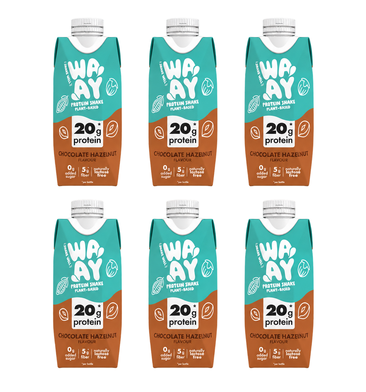 WAAY Protein Shake Chocolate Hazelnut 330 ml
