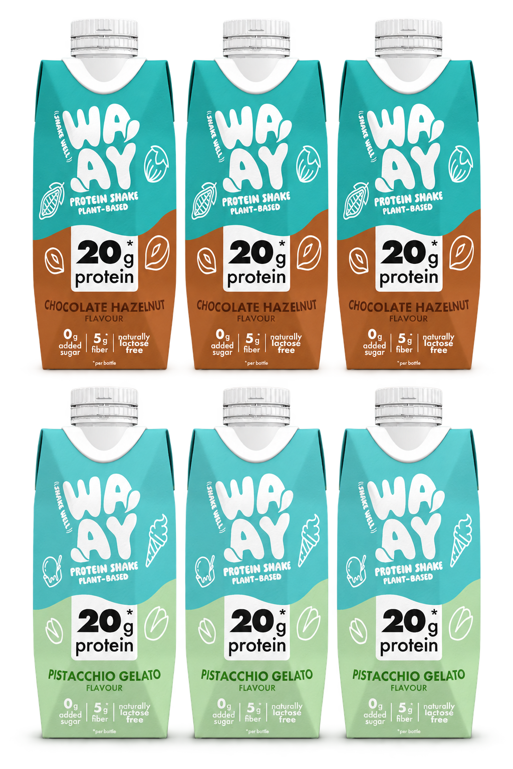 Starter Pack WAAY – Chocolate Hazelnut + Pistacchio Gelato